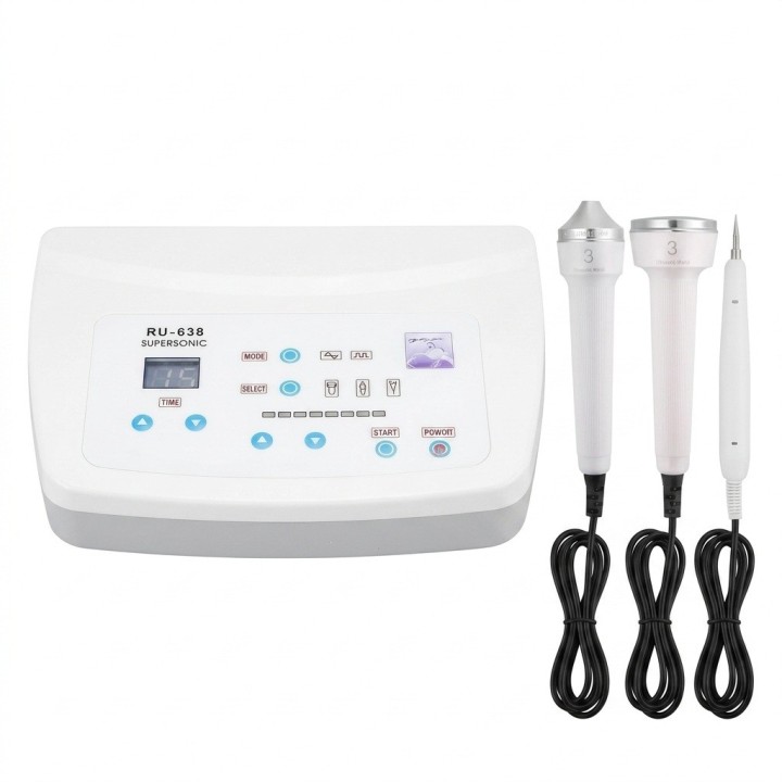 Equipo Facial Corporal Ultrasonido 3 En 1 Ru-638 Cavitación
