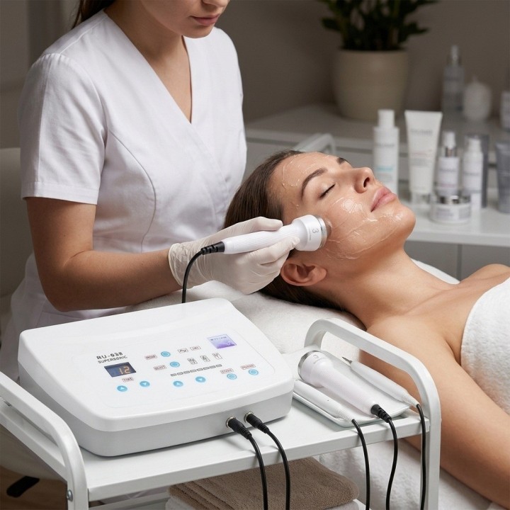 Equipo Facial Corporal Ultrasonido 3 En 1 Ru-638 Cavitación