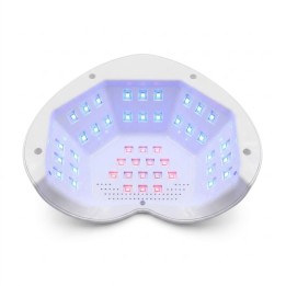 Lámpara Uñas L124 288w Secador Uv Led Corazón Brillantes