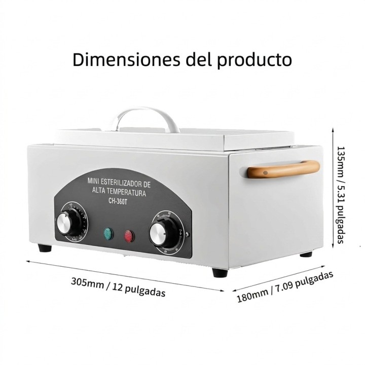 Mini Esterilizador Alta Temperatura Ch-360t Herramienta 300w