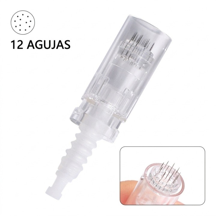 Set 2 Cartuchos Dermapen 12 Agujas A1 A6 Mym