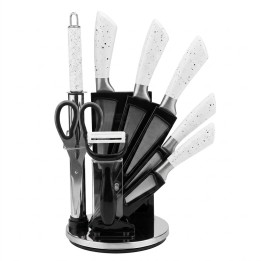 Juego De Cuchillos Cocina Acero Inoxidable 8 Piezas + Base