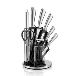 Juego De Cuchillos Cocina Acero Inoxidable 8 Piezas + Base