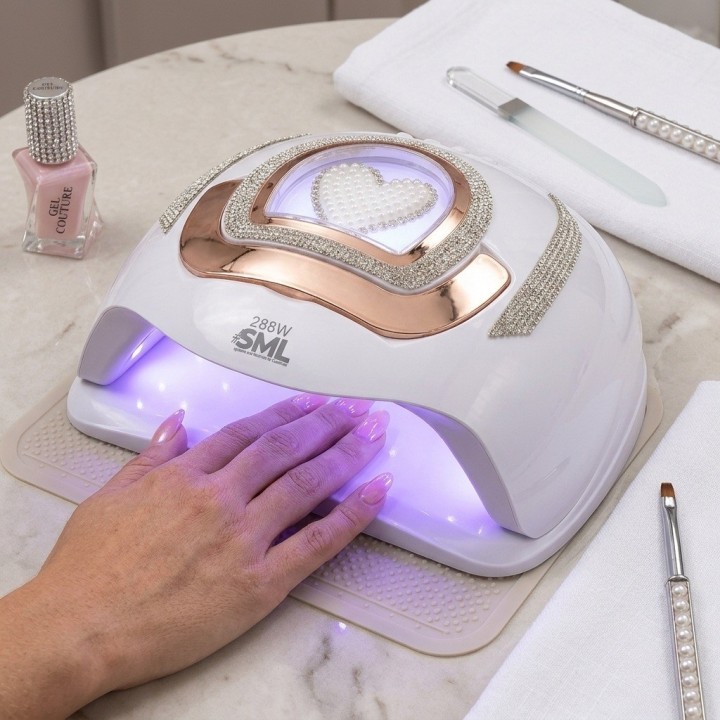 Lámpara Uv Led Secador Uñas L122 288w Diseño Diamantes