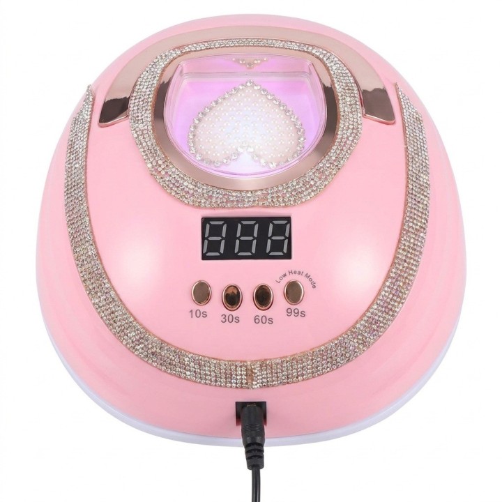 Lámpara Uv Led Secador Uñas L122 288w Diseño Diamantes