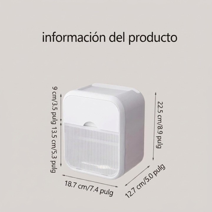 Dispensador Papel Higiénico Organizador Baño Impermeable
