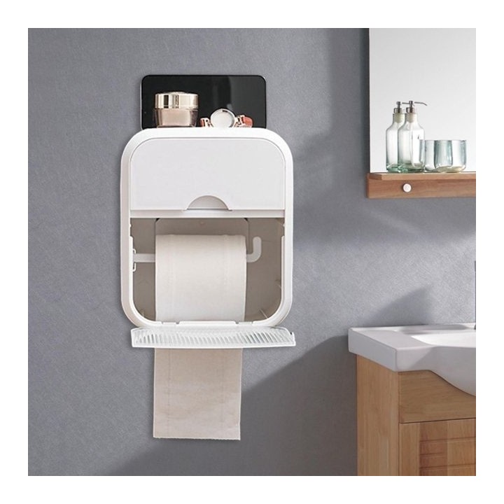 Dispensador Papel Higiénico Organizador Baño Impermeable