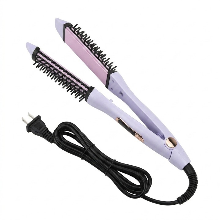 Cepillo Alisador Y Rizador 3 En 1 Para Cabello