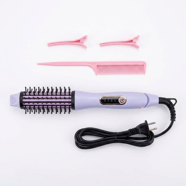 Cepillo Alisador Y Rizador 3 En 1 Para Cabello