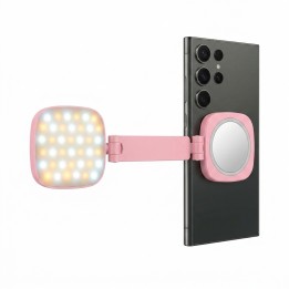 Luz Led Magnética Plegable Para Celular Dy-06 Con Espejo