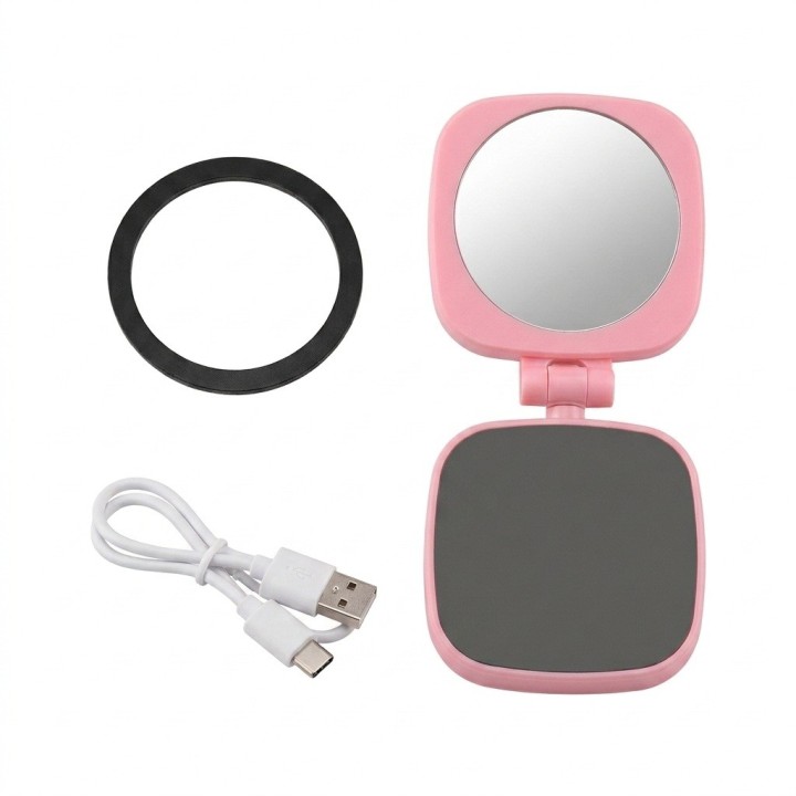 Luz Led Magnética Plegable Para Celular Dy-06 Con Espejo