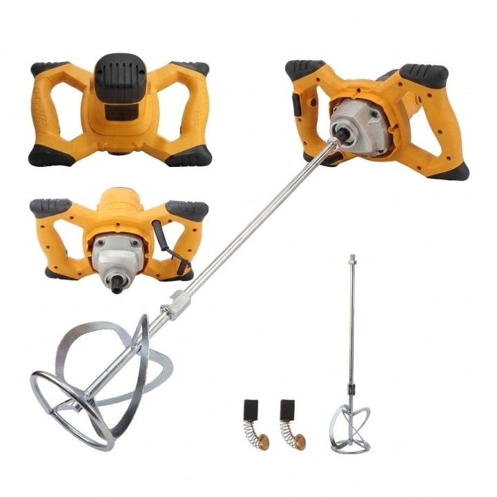 Mezclador Eléctrico 2100w Taladro Pintura Cemento Mortero
