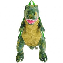 Mochila Dinosaurio Peluche T-rex Verde Infantil