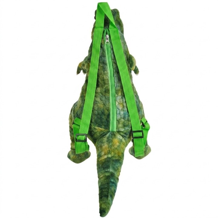 Mochila Dinosaurio Peluche T-rex Verde Infantil