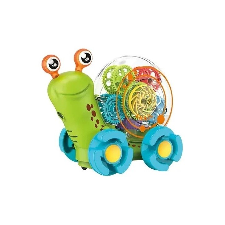 Caracol Musical Proyector Luces Engranajes + Baterias