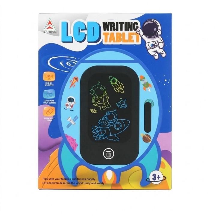 Tableta Mágica Lcd Escritura Dibujo Niños Diseño Cohete