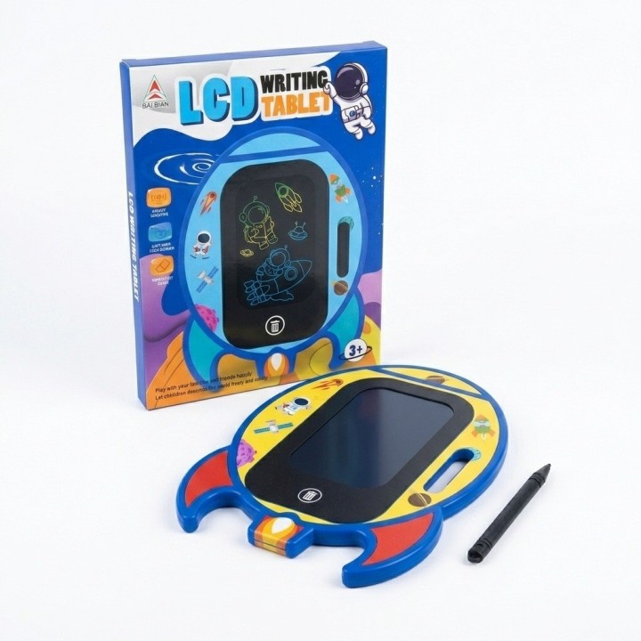 Tableta Mágica Lcd Escritura Dibujo Niños Diseño Cohete