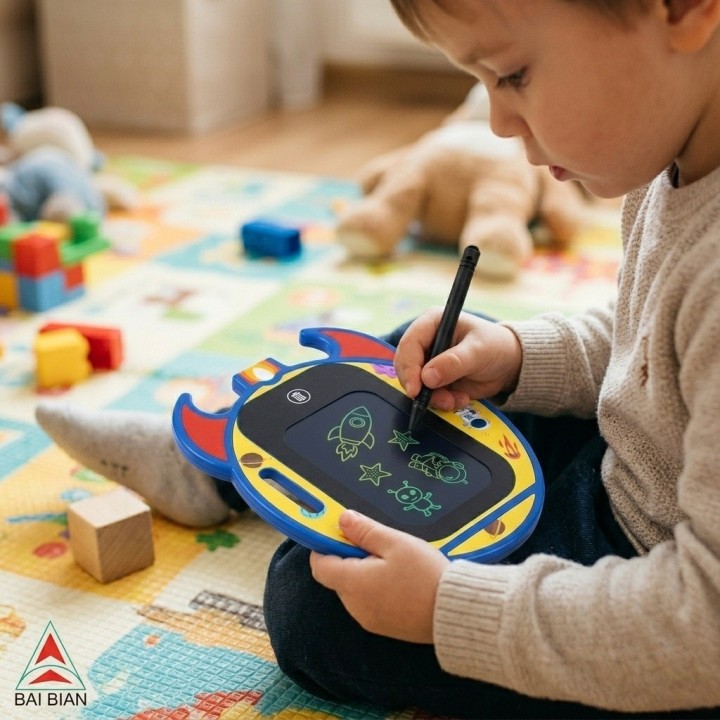 Tableta Mágica Lcd Escritura Dibujo Niños Diseño Cohete