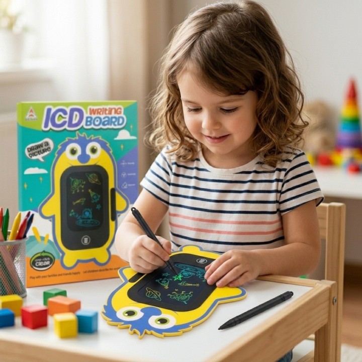 Tableta Mágica Lcd Escritura Dibujo Niños Diseño Monstruo