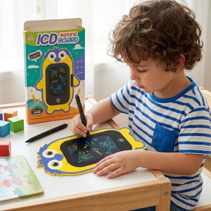 Tableta Mágica Lcd Escritura Dibujo Niños Diseño Monstruo