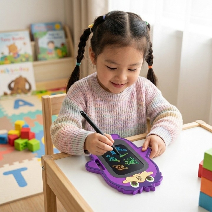 Tableta Mágica Lcd Escritura Dibujo Niños Diseño Monstruo