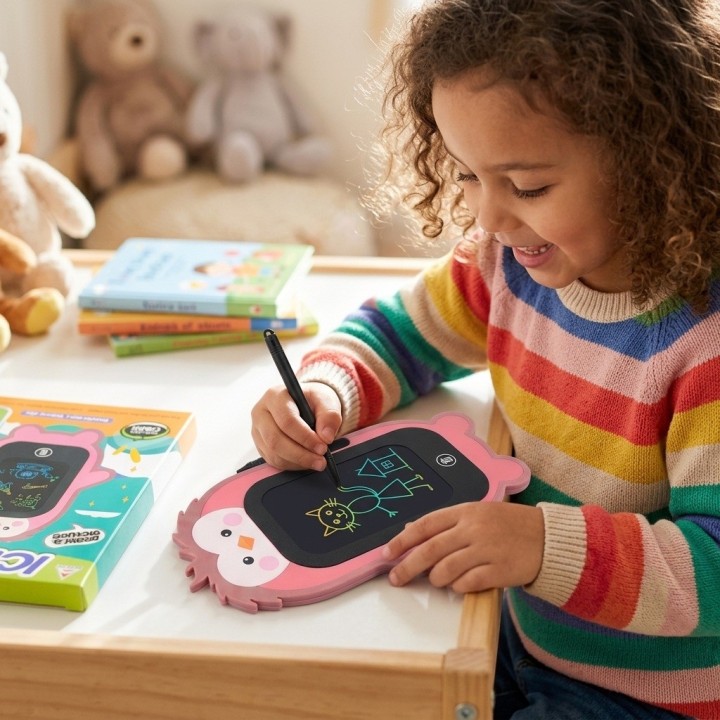 Tableta Mágica Lcd Escritura Dibujo Niños Diseño Monstruo