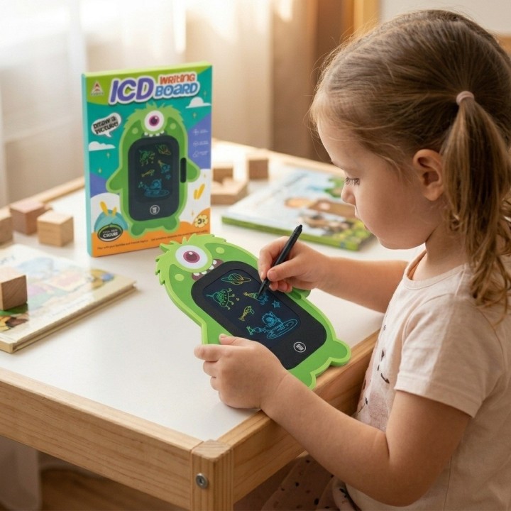 Tableta Mágica Lcd Escritura Dibujo Niños Diseño Monstruo
