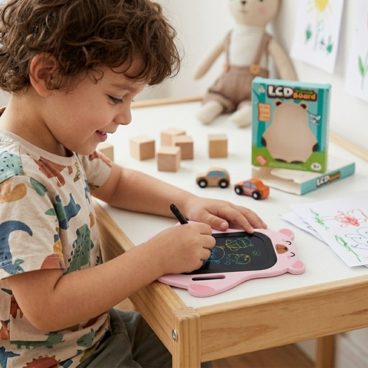 Tableta Mágica Lcd Escritura Dibujo Niños Diseño Oso Panda