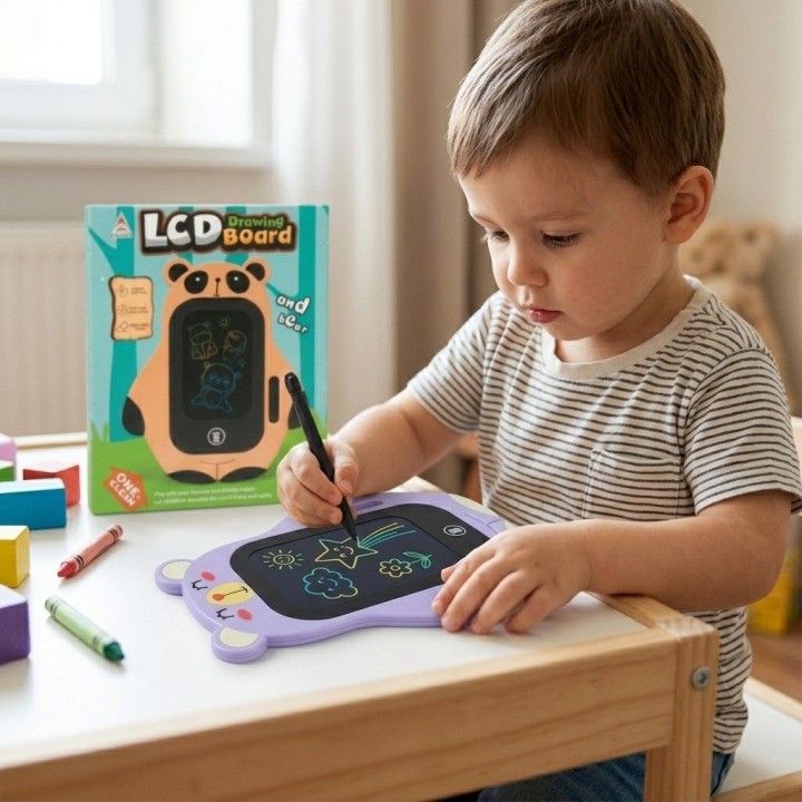 Tableta Mágica Lcd Escritura Dibujo Niños Diseño Oso Panda