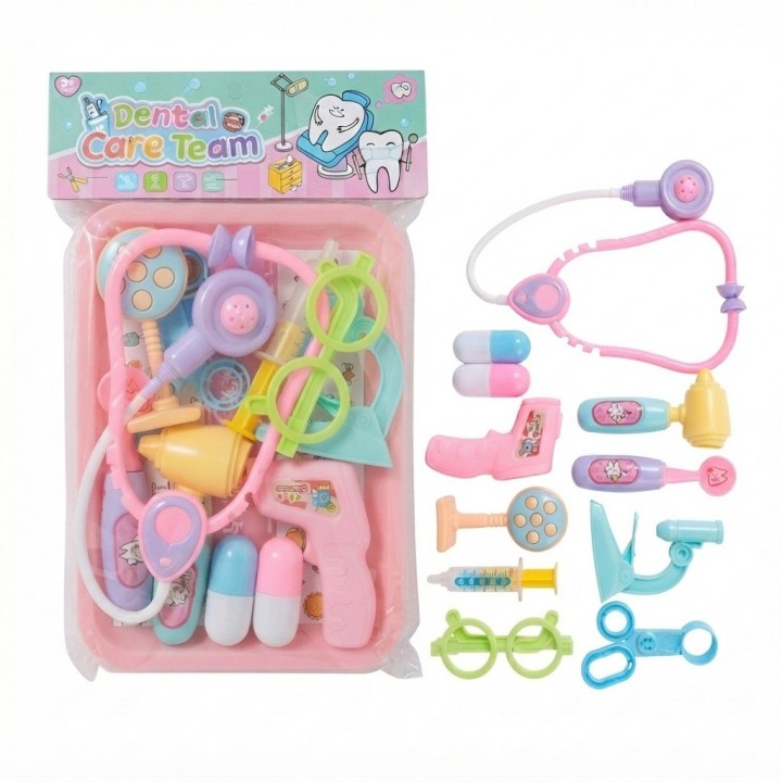 Kit Doctor Odontólogo Juguete Niños Accesorios Medical Team