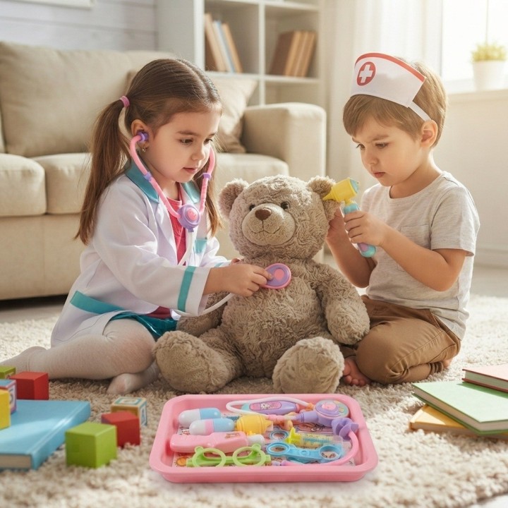 Kit Doctor Odontólogo Juguete Niños Accesorios Medical Team