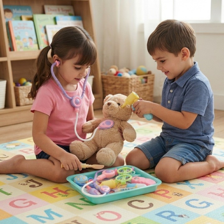 Kit Doctor Odontólogo Juguete Niños Accesorios Medical Team