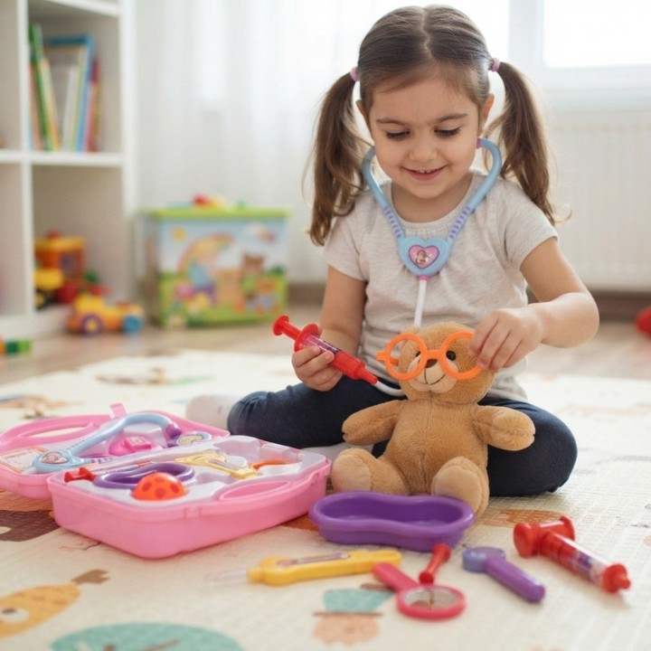 Kit Maletín Doctor Médico Juguete Niños Accesorios Clínicos