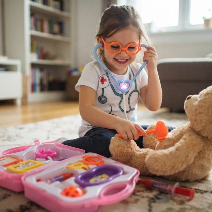Kit Maletín Doctor Médico Juguete Niños Accesorios Clínicos