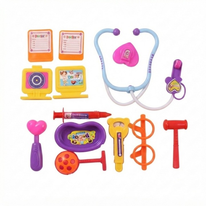 Kit Maletín Doctor Médico Juguete Niños Accesorios Clínicos