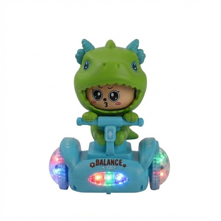 Juguete Carro De Equilibrio Dinosaurio Luces Música Bebés