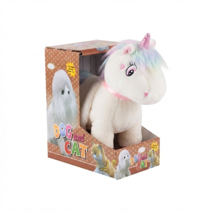 Unicornio Peluche Musical Mágico Con Alas Y Varita