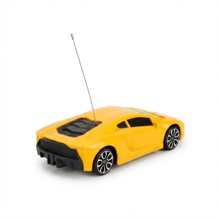 Carro A Control Remoto Escala Deportivo Amarillo Niños Rc