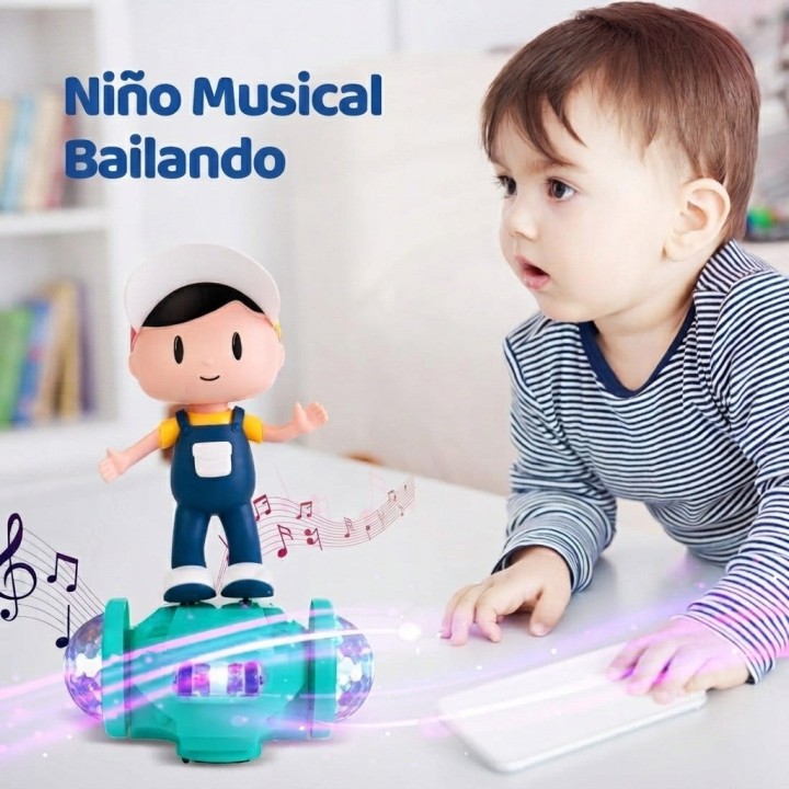 Juguete Niño Patineta Giratoria 360 Luces 5d Musical