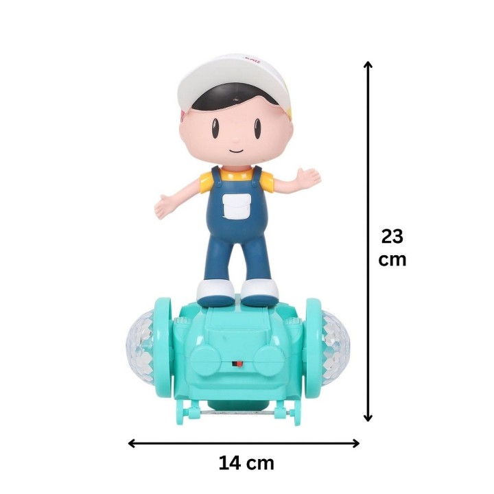 Juguete Niño Patineta Giratoria 360 Luces 5d Musical