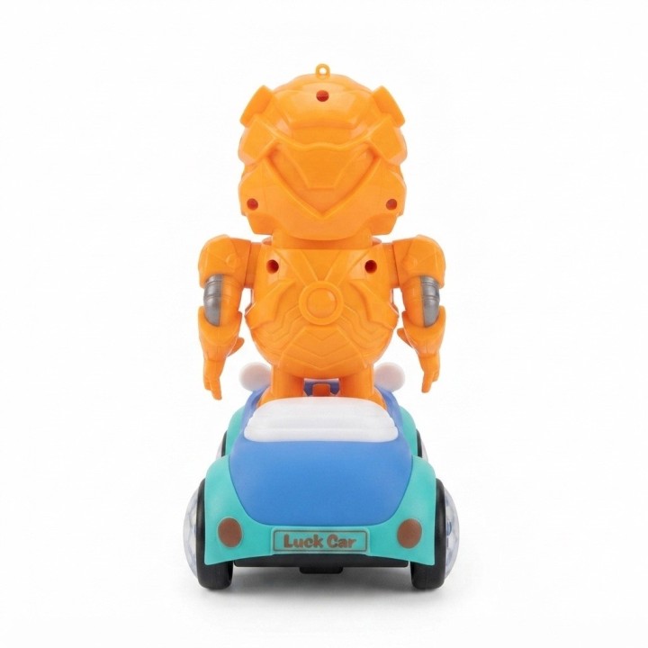 Juguete Robot Auto Transformer Musical Luces 5d Niños