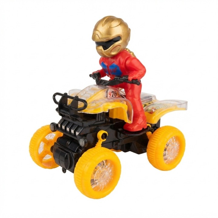 Moto Cuatrimoto Juguete Luces Led Y Piloto Infantil