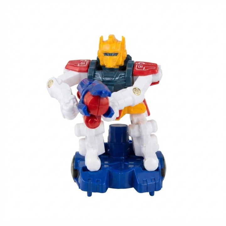 Robot Guerrero Dinámico Musical Luces Rotación 360 Niños