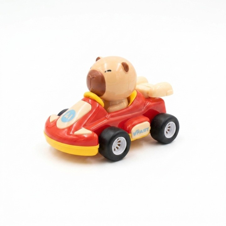 Set 4 Carritos De Impulso Diseño Animalitos Juguete Bebé