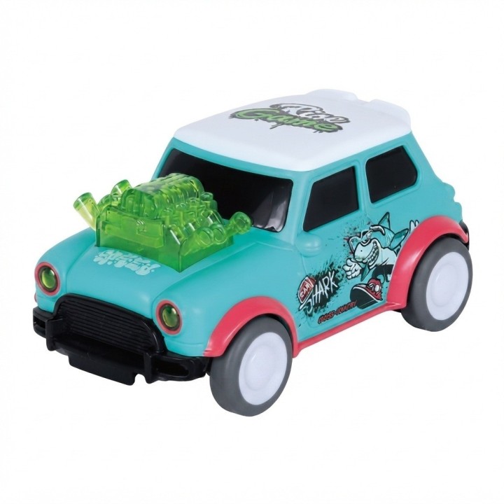 Set 4 Carros De Impulso Fricción Motor Móvil Niños