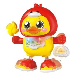 Juguete Divertido Pato Bailarín Musical Con Luces Led