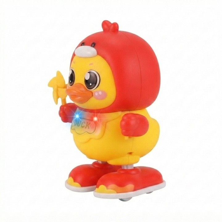 Juguete Divertido Pato Bailarín Musical Con Luces Led