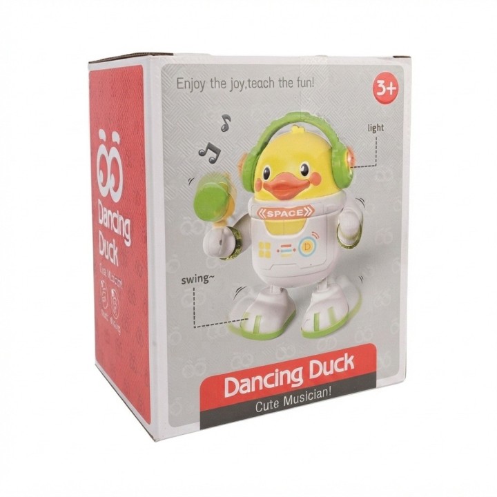Pato Espacial Bailarín Juguete Musical Con Luces
