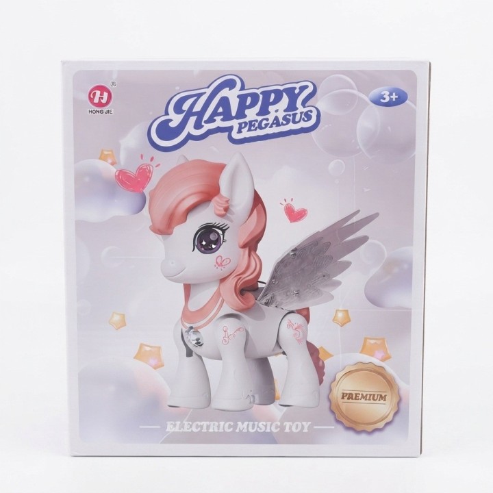 Juguete Happy Pegasus Interactivo Con Música Y Luces