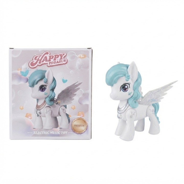 Juguete Happy Pegasus Interactivo Con Música Y Luces